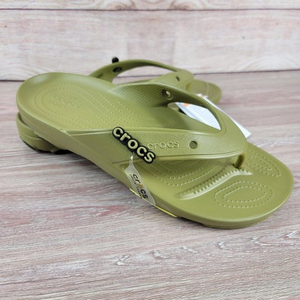 Crocs Men’s Olive Green Flip Flop Sandals